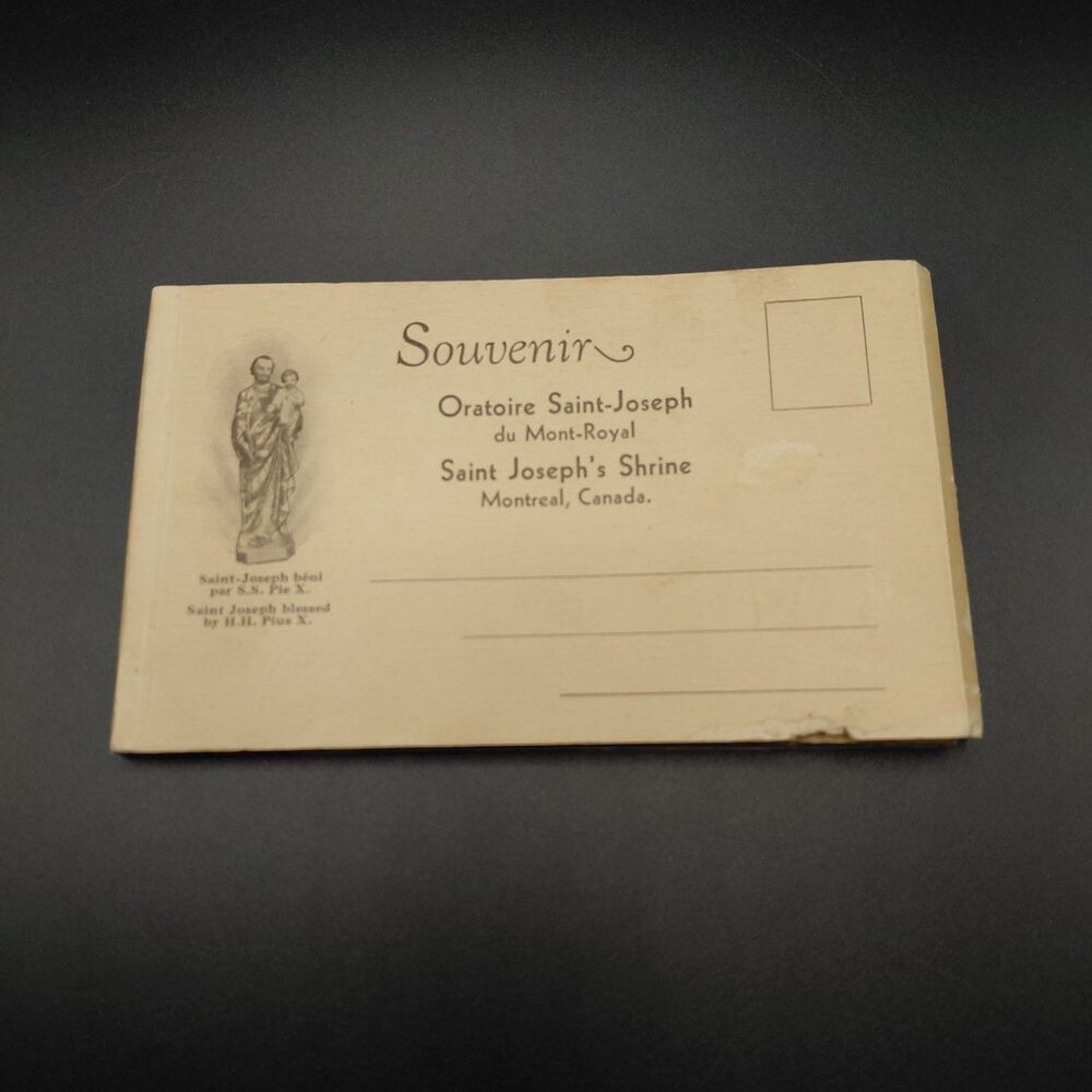 Souvenir Booklet St Joseph’s Shrine Montreal Canada 15 Postcards